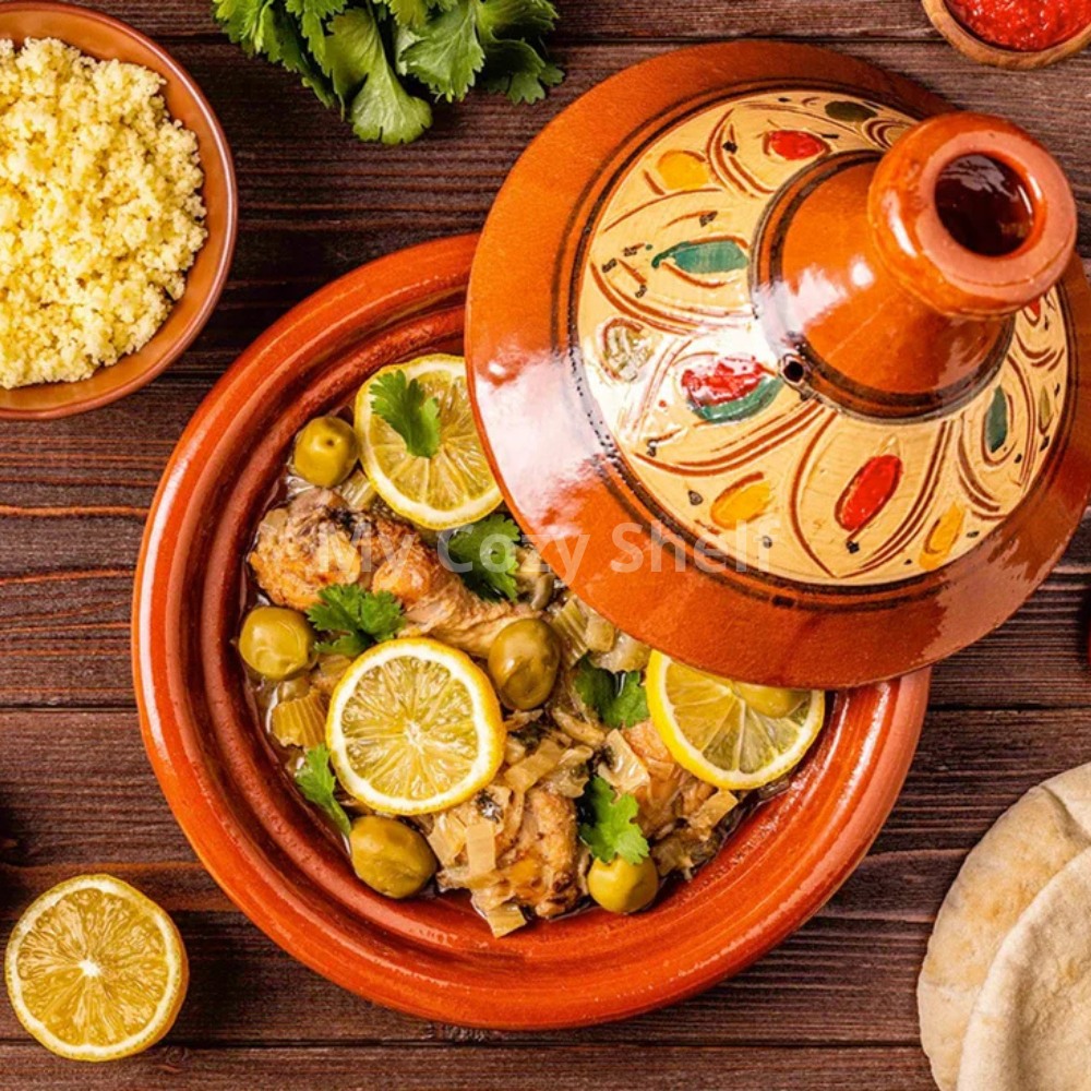 Chicken Tagine with Preserved Lemon: Moroccan Recipe (PDF eBook)