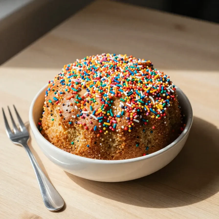 A vibrant display of colorful dot cakes in a bakery in NYC.