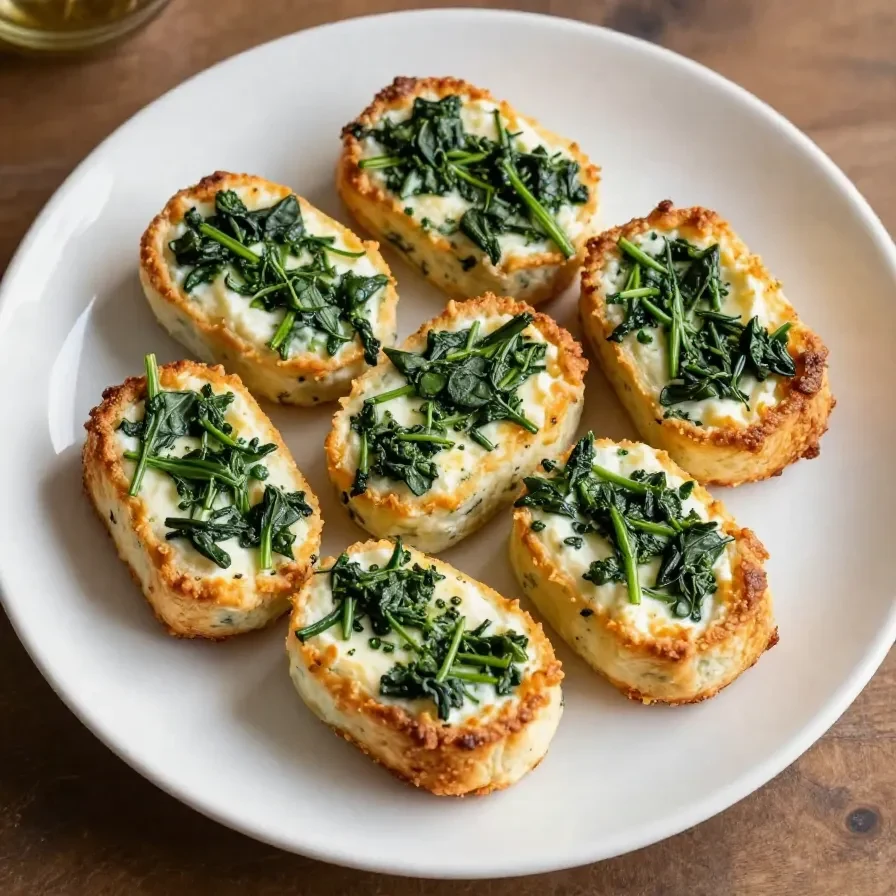 Freshly baked cottage cheese flagels served on a wooden cutting board.