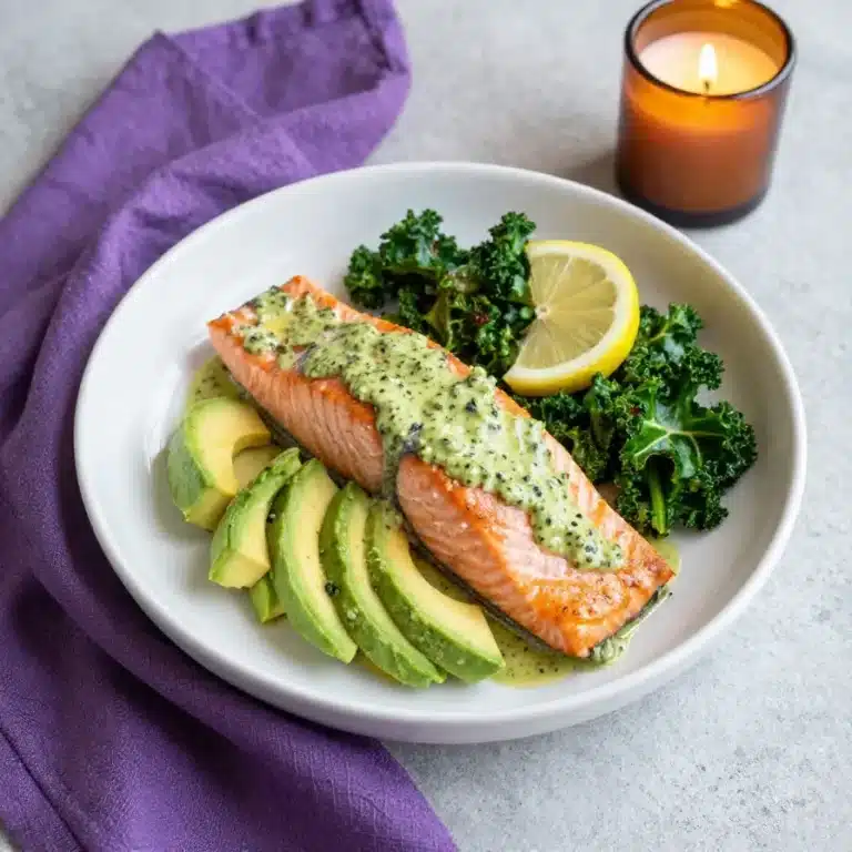 A colorful anti-inflammation power bowl with fresh vegetables, grains, and seeds served in a white bowl.